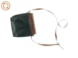 Vintage Tofarvet Læder Crossbody Skulder Taske fra Eros (str. 23 x 23 cm) - 3