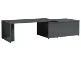 vidaXL sofabord 150x50x35 cm konstrueret træ grå h