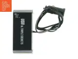 Bil adapter med 3 stik og USB port (str. 11 x 5 x 3,5 cm) - 2