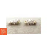 nye Perlesnore og snører med hvide roser og perler. dekorationer (str. 10 x 8 cm) - 4