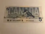 5 Dollars Canada 1986 - 2