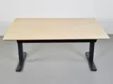 Scan office hæve-/sænkebord med birkefiner, 150 cm. - 3