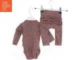 Baby sæt med bodystocking og bukser fra Kidsup (str. 62) - 2