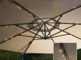 soldrevet parasollyskæde LED 130 cm