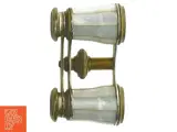 Antik messing/perlemor opera-kikkerter (str. 9 cm) - 4