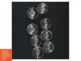 Sæt af små glas Lyngby Glas"måge"(str. 8x4 cm) - 3