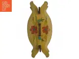Antik svensk håndlavet almue malet blomster mad tejne. Træ æske madkasse (str. 29 x, 12 cm) - 4