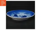 Blå og hvid porcelænsplatte, mors dag 1975 - 4
