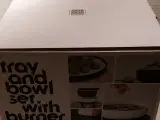 Menu sæt bakke og skål