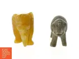 Små elefanter i sten (str. 5 x 3 cm) - 2