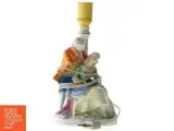 Porcelænslampe med figurer (str. 28 cm) - 3