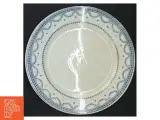 Porcelænstallerkener med blågrøn dekoration fra Villeroy & Boch (str. Diameter 24 cm) - 3