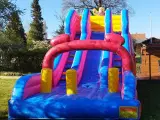 Hoppeborg Combo Slide til leje