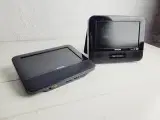 ⭐️- 2 stk LCD Skærme m. Mini dvd afspiller Philips - 3
