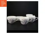 Retro porcelænskopper med underskåle fra Irma (str. Underkop 17,5 x 2 cm kop 15 x 11,5 x 7,5 cm) - 4