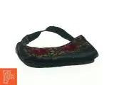 Sort broderet skuldertaske (str. 23 x 14 cm) - 2