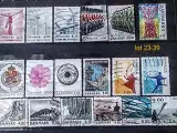 DK frimærker lot 23 -39