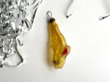 Vintage ornament, gul fisk, NB - 3