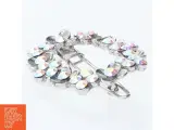 Retro broche med glitrende sten (str. 3,5 cm) - 3