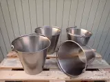 Rustfri stålspande