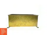 Vintage rektangulær messing boks (str. 50 x 27 x 21 cm) - 2