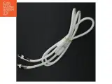 Hvidt kabel med rundt stik (str. 160 cm) - 2