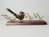 ⭐️· Vintage pibestativ i palisander og messing  - 4