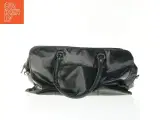 Brugt sort skuldertaske (str. 55 x 20 cm) - 2