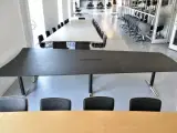 Kegleformet fumac konferencebord med sort linoleum - 3