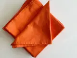 Orange stofservietter, 9 stk samlet - 4
