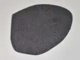Fraster pebble gulvtæppe i mørkegråt filt - 5