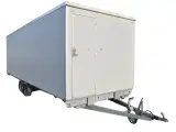 Badvogn 2x4 med oliefyr - 2