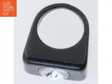 Plastik ring med dekorativ sten - 2