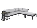 Havesofa Agnes hjørneskab 224 x 224 x 65,5 cm Aluminium
