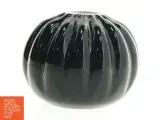 Sort keramik vase (str. 13 x 10 cm) - 2