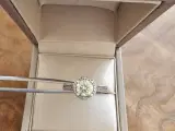 1.00 ct Diamant lavet i 925 sterling sølv. - 2