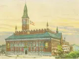 Kbh. Rådhus og Rundetårn