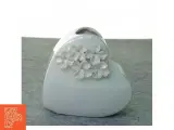 Porcelæns vase, hjerte form (str. 12 x 13 x 6 cm) - 2