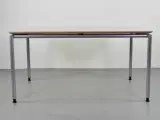 Rumas konference-/mødebord med plade i birk og grå ben - 4