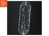 Glasskål   brugt på gamle toiletborde (str. 25 x 8 cm) - 3
