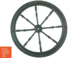 Træhjul til dekoration (diameter ca. 47 cm x 3 cm) - 2
