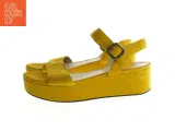 Gule ruskindssandaler. Ecco str 39 - 2