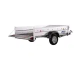 2024 - Variant 754 F1 M/TIP   Nr. plade 790,- kr. En rigtig fin trailer til havetraktor, ATV, UTV eller andet der kan trille op på ladet. - 2