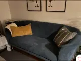 Blå sofa