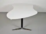 Fumac hæve-/sænkebord med hvid plade og switch stel, 225 cm. - 2
