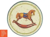 Antikke legetøjsmotiver Dekoreret metal dåse med låg (str. Ø 17 cm) - 4