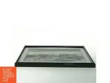 Sort indrammet tegning (str. 31 x 22 cm) - 3