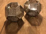Tom Dixon fyrfadsstager i “sølv” 2 stk