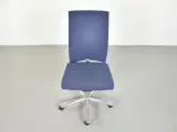 Häg h04 credo 4650 kontorstol med blåt polster og høj ryg - 5
