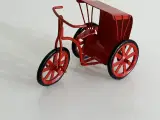 Modelcykel, rød sofacykel - 3